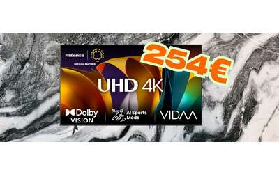 Amazon esagera  Smart TV Hisense UHD 4K da  50     tua a soli 254