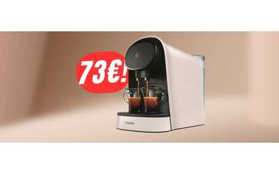 La macchina Philips che fa DUE CAFFÈ alla volta crolla a soli 73€!