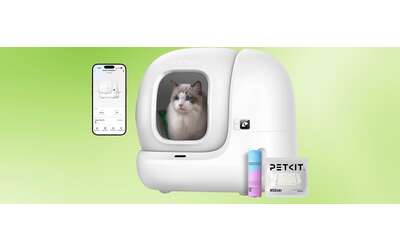 Lettiera per gatti automatica in MAXI OFFERTA: stop a paletta e cattivi odori