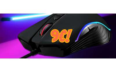 Mouse Ottico Gaming con DPI fino a 6400 in OFFERTA a soli 9€ su Amazon