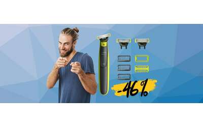 Philips OneBlade 360: il regolabarba che tutti vogliono in offerta al 46%