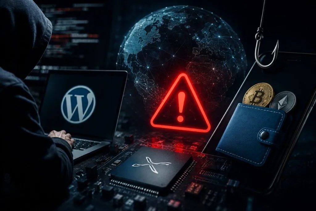 WordPress, HTTP/3 e wallet crypto sotto attacco: WP-SHELLSTORM, XRING e Ill Bloom preoccupano la sicurezza