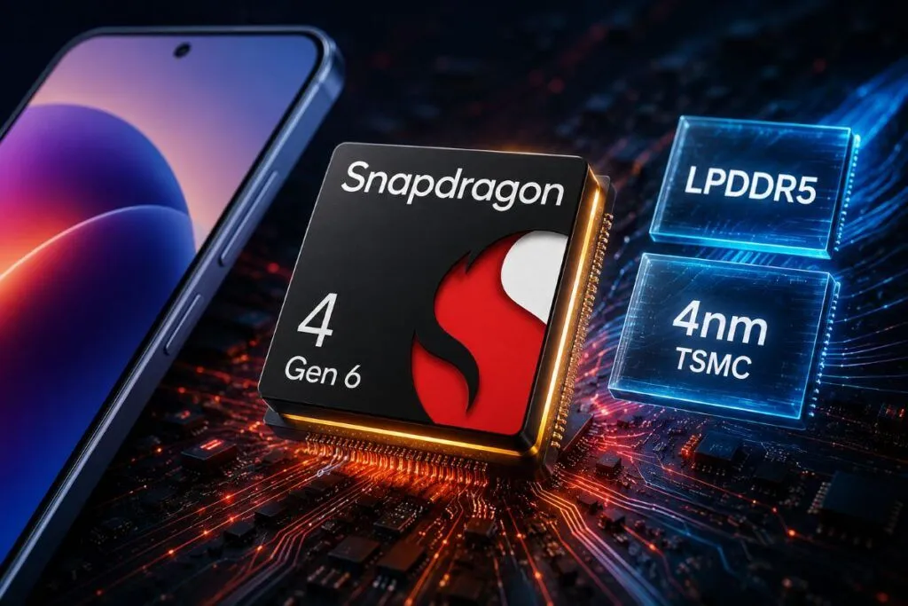 Snapdragon 4 Gen 6 passa ai 4 nm TSMC con una nuova GPU Adreno