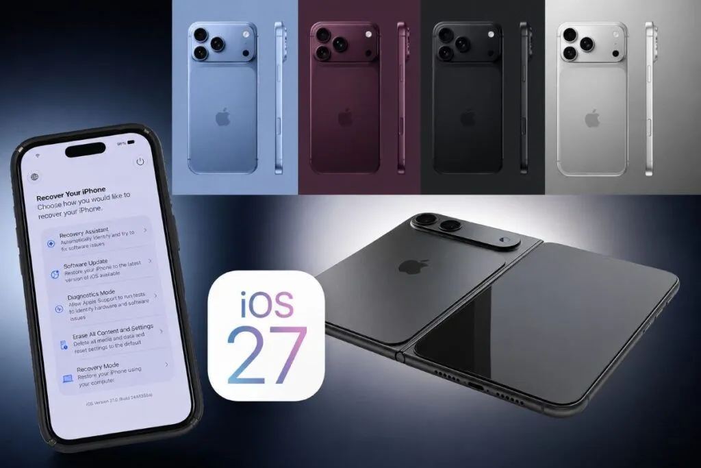 Al via la produzione dell’iPhone pieghevole Ultra, novità fotocamera per iPhone 18 Pro e ripristino wireless con iOS 27