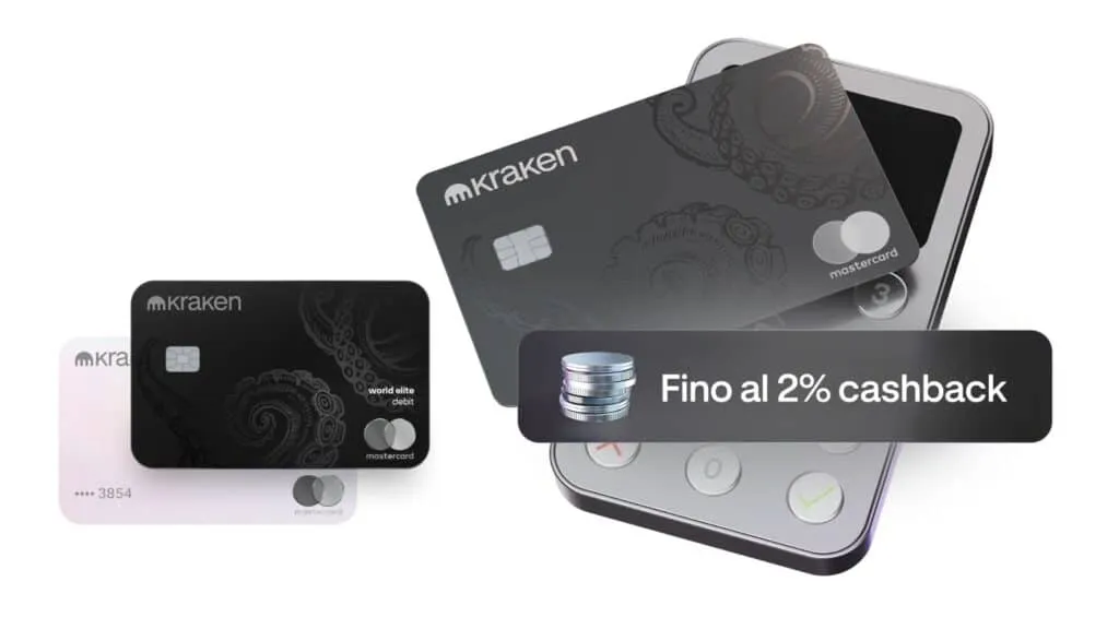 Kraken Card e Krak App: Cos’è, Cashback e Guida 2026