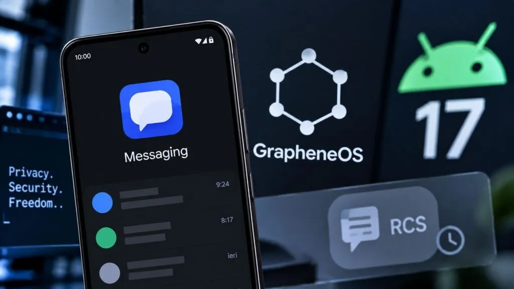 GrapheneOS rinvia Messaging: prima i fix di Android 17, RCS resta senza data