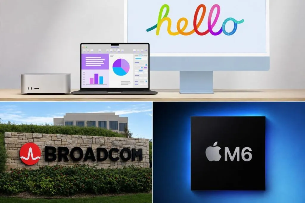 Apple M6 salta molti Mac, Broadcom al 2031 e Mac mini per agenti AI