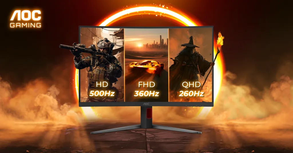 AOC GAMING CQ32G4ZA è ufficiale con display curvo e tre refresh rate