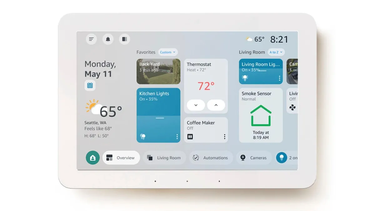 Amazon’s Echo Hub gets a customizable new look and Ring’s AI features