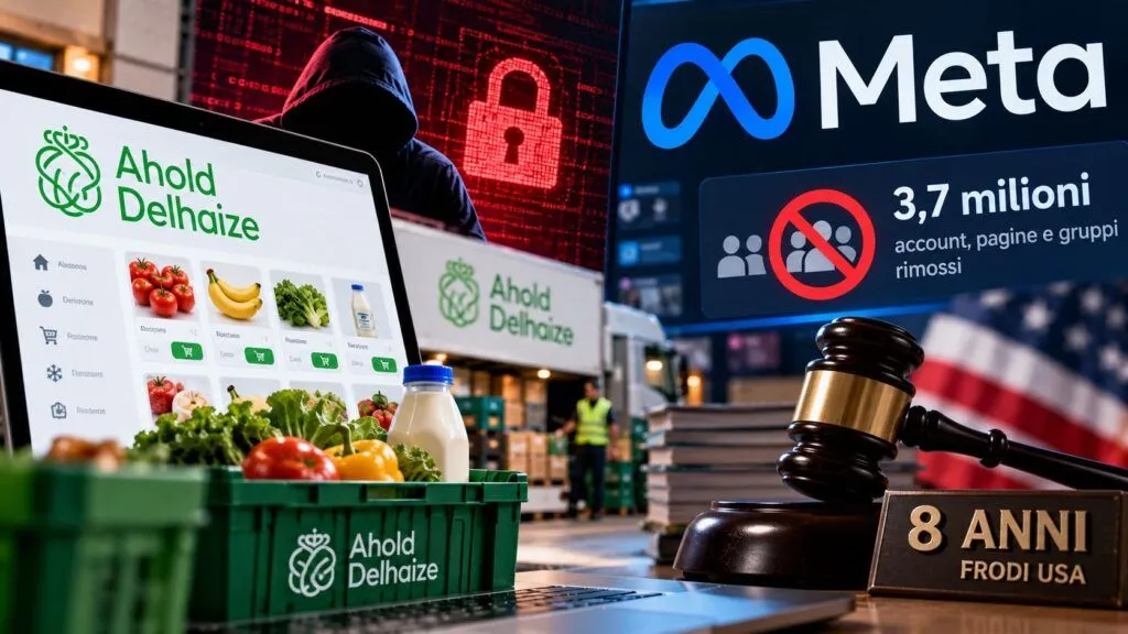 Ahold Delhaize sotto attacco: e-commerce fermo in Europa e USA