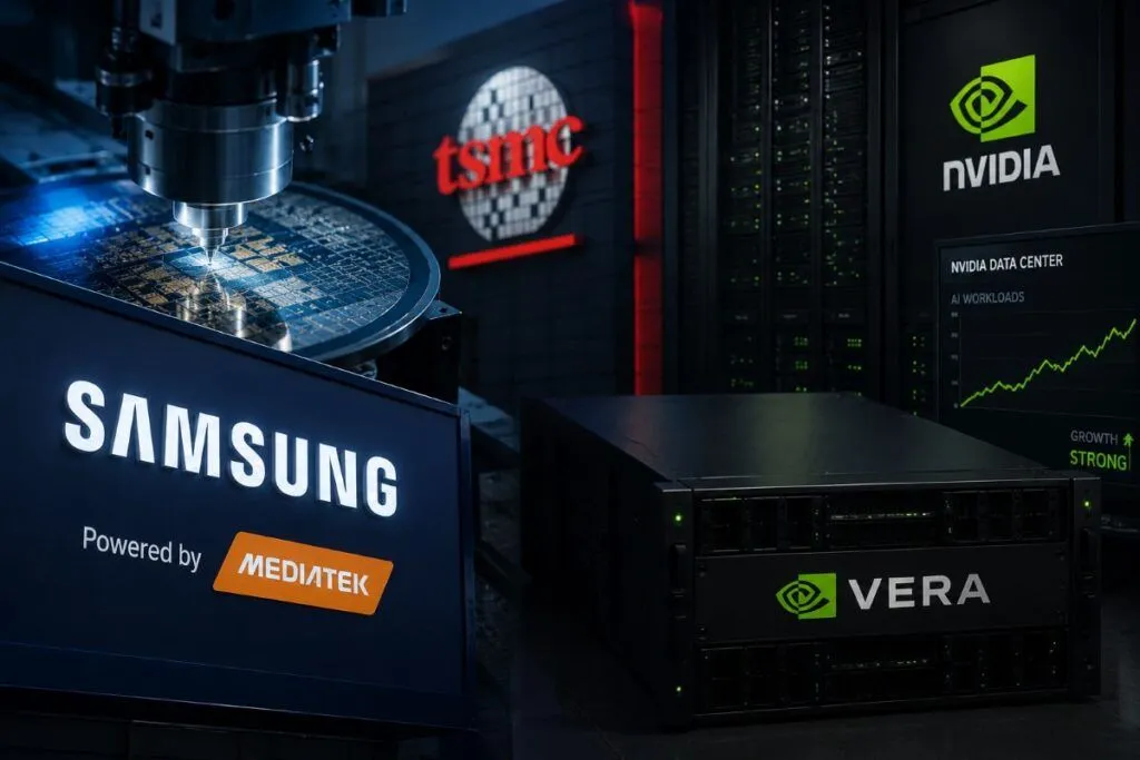 Samsung spera in MediaTek e TSMC. NVIDIA domina i server, Google e Meta predicano l’ambiente