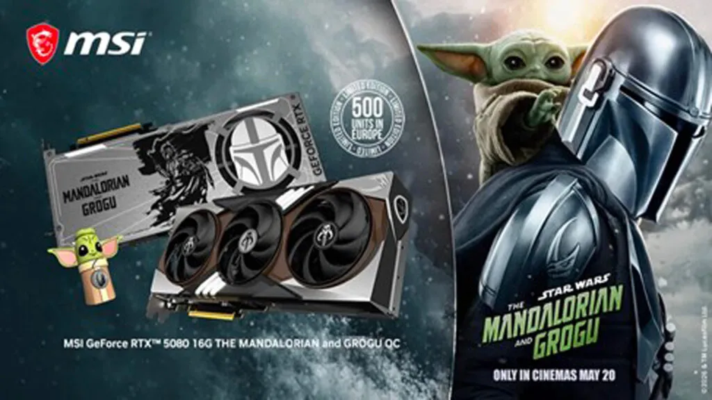 MSI presenta la GeForce RTX 5080 16G dedicata a The Mandalorian and Grogu