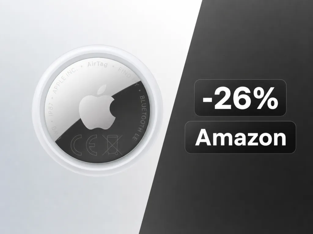 Apple AirTag 2 su Amazon a 26€ invece di 35€: sconto del 26%