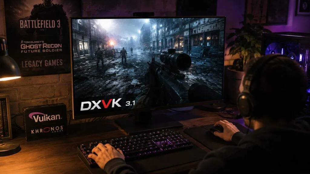 DXVK 3.1 migliora DirectX su Linux con DXGI incremental presentation e nuovi fix