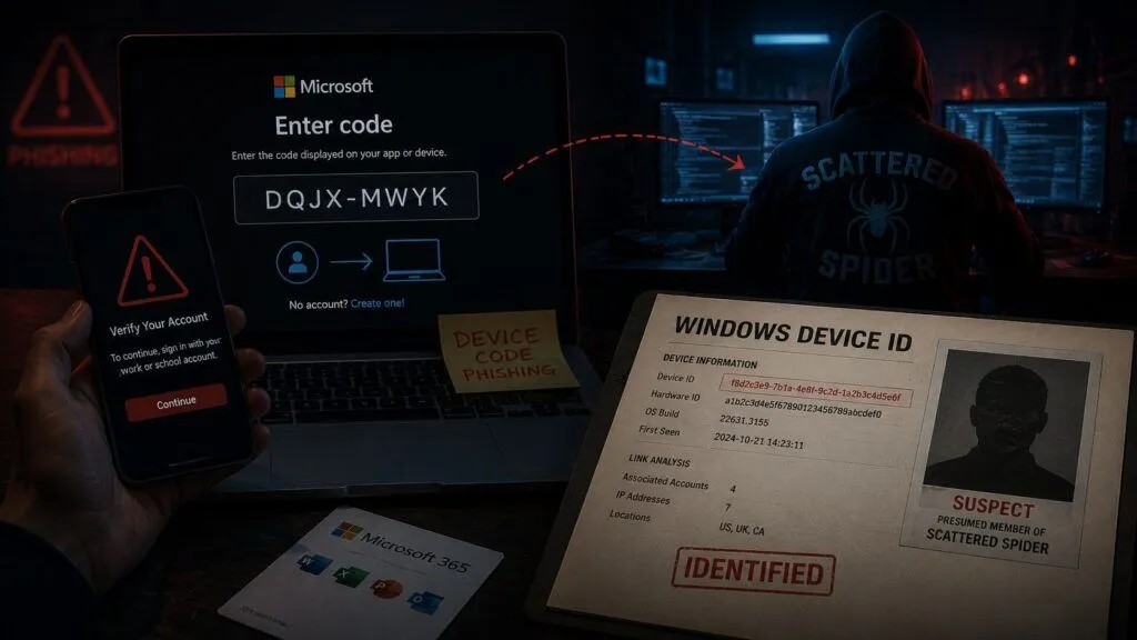 Phishing su Microsoft 365: Debull ruba gli account senza password (e l’errore fatale di Scattered Spider)