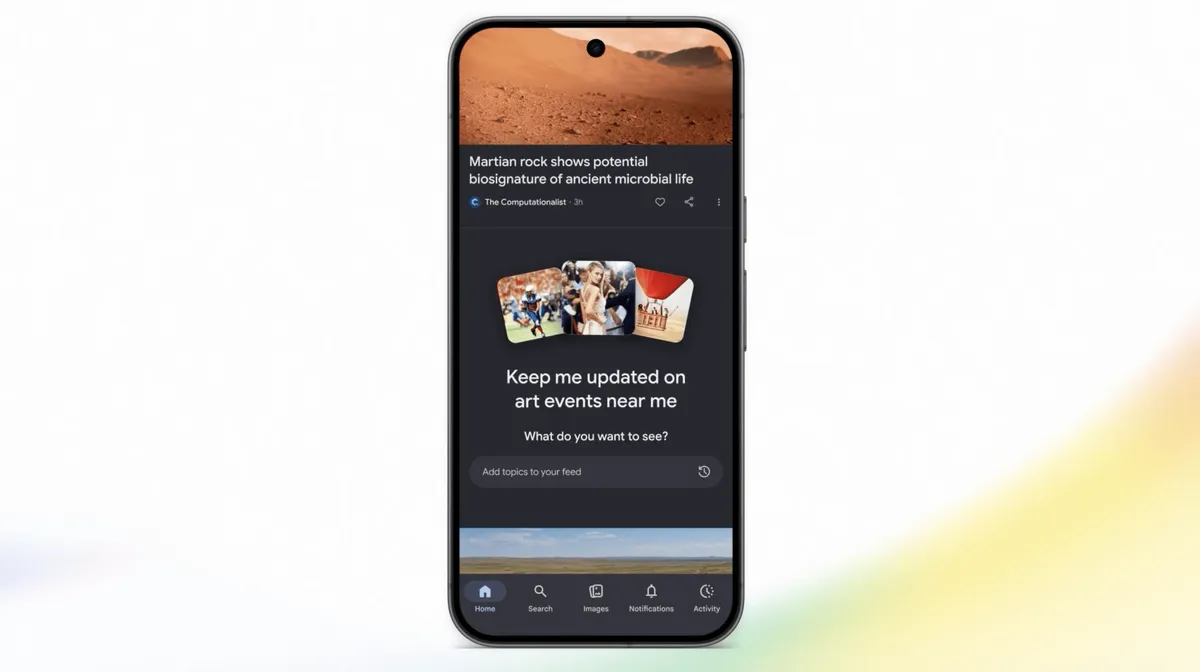 Google Discover is getting an AI chatbot-tuned feed