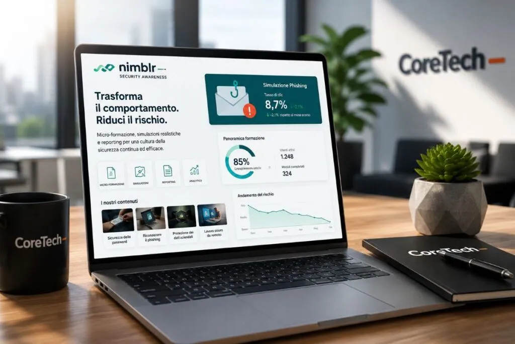 CoreTech porta Nimblr nella sua offerta di security awareness