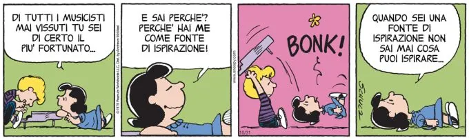 Peanuts 2026 ottobre 31