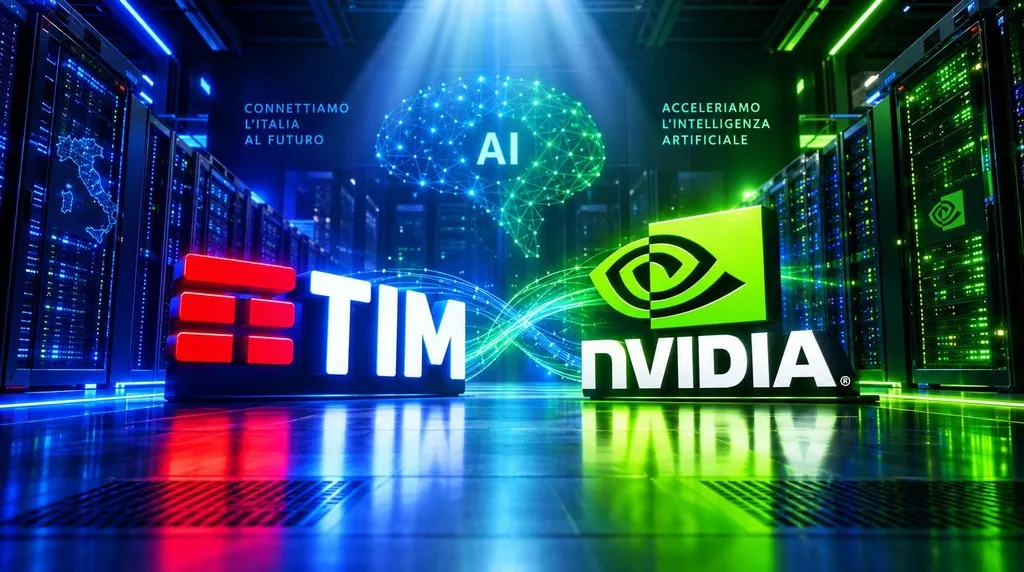 TIM e NVIDIA uniscono le forze per creare un’intelligenza artificiale sovrana in Italia