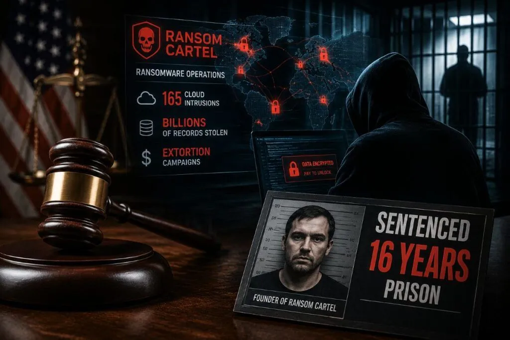 Ransom Cartel: 16 anni al fondatore, Moucka ammette 165 breach cloud