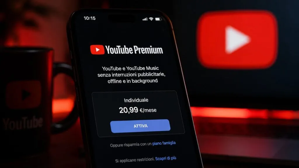 YouTube Premium verso un nuovo aumento in Europa: fino a 20,99 euro al mese