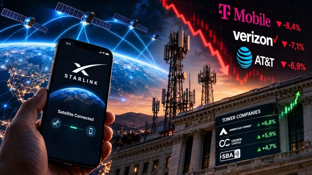 Starlink Mobile affonda i carrier: Wall Street prezza il quarto operatore