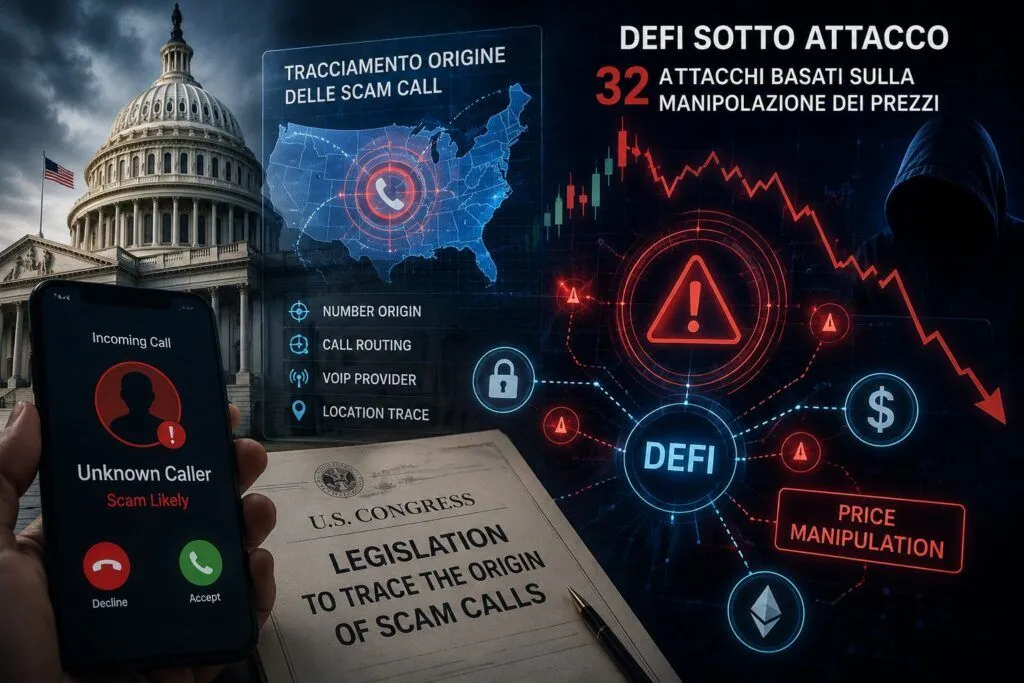 USA contro le scam call estere mentre la manipolazione dei prezzi colpisce la DeFi