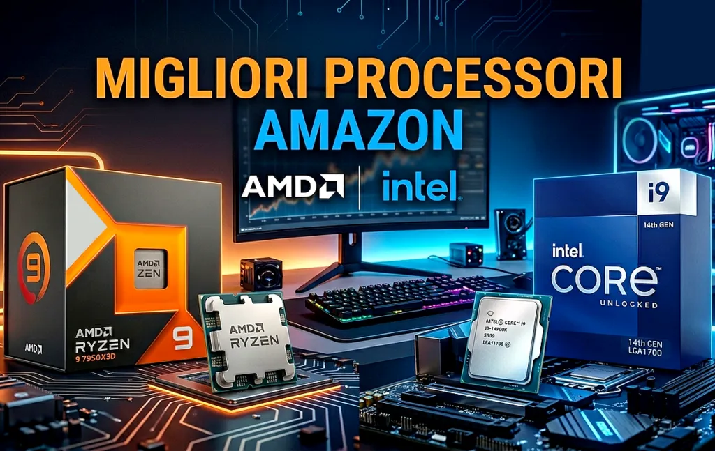 I migliori processori AMD e Intel da acquistare su Amazon ad agosto