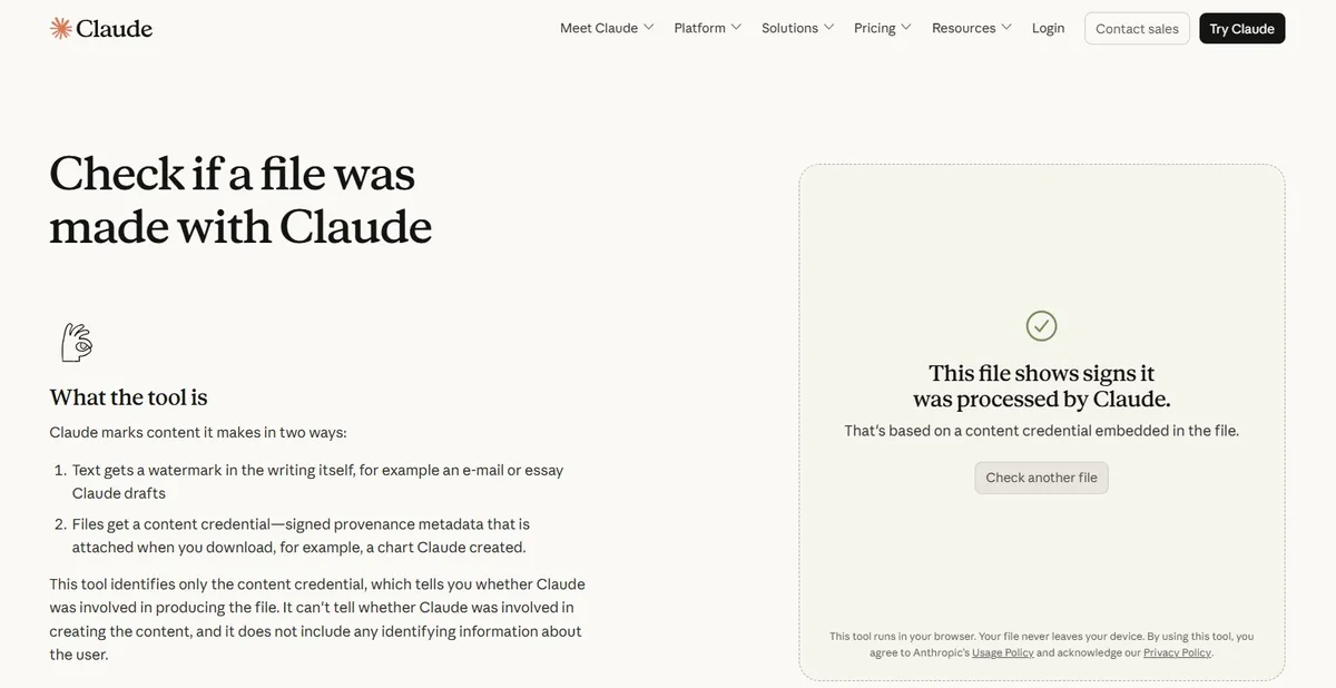 Anthropic’s Content Checker Tool Is Here, With One Big Catch