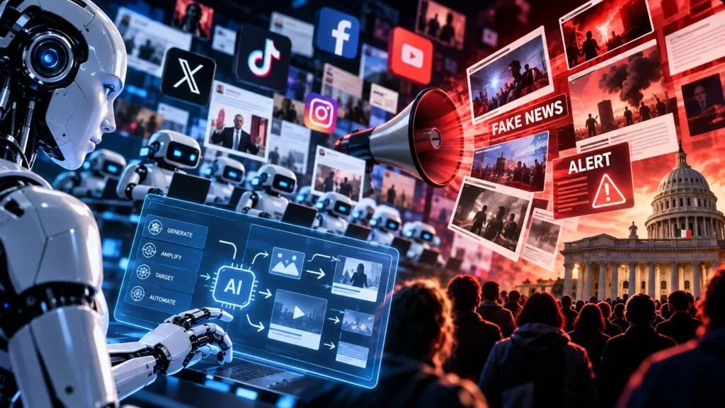 Agenti AI e bot contro la democrazia: il rischio è anche chi decide cosa vediamo