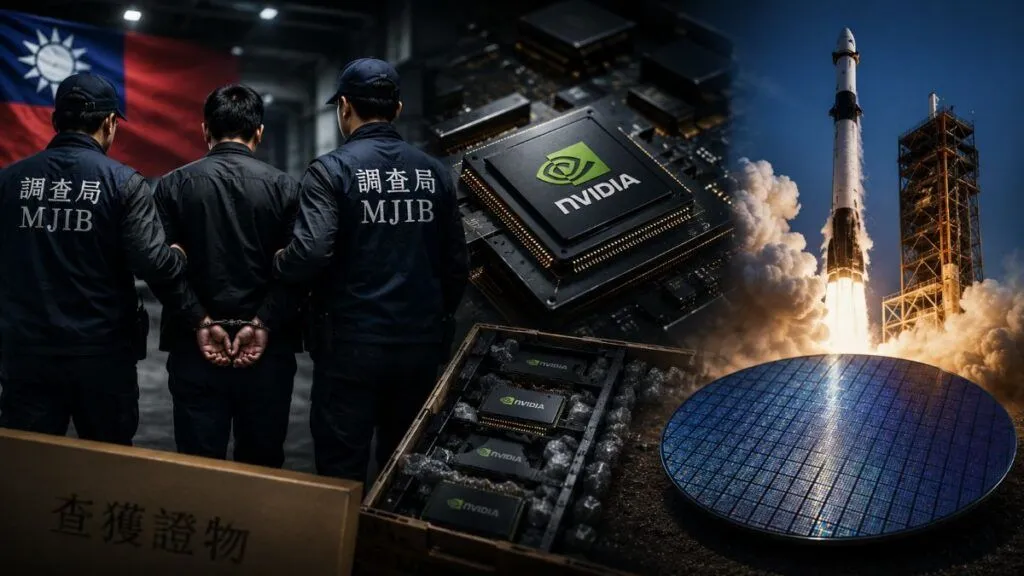 Taiwan blocca il contrabbando di chip NVIDIA mentre Cina e SpaceX combattono per il silicio