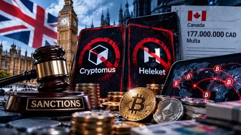 Cryptomus sanzionata dal Regno Unito: la rete crypto russa sopravvive ai divieti
