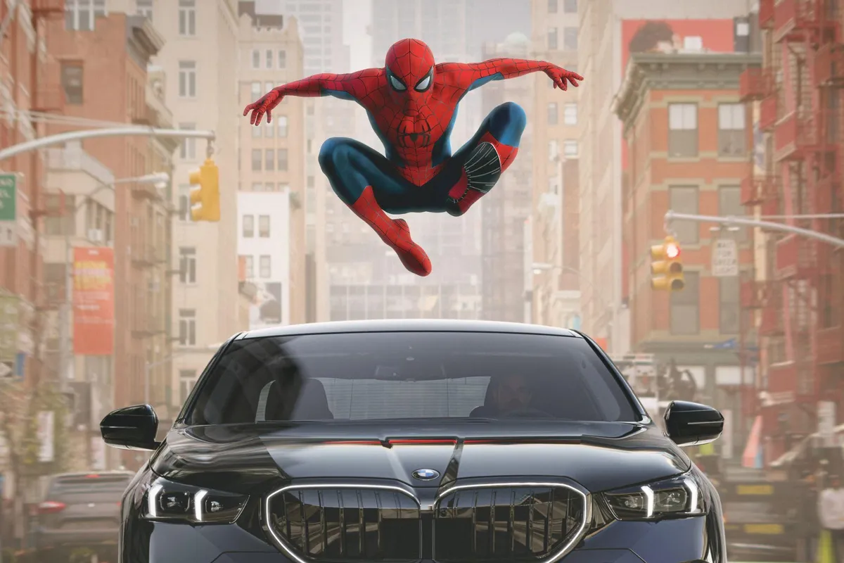 BMW’s in-car Spider-Man ad is villain behavior