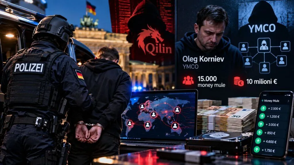 Qilin e 15.000 money mule: la repressione colpisce il motore del cybercrime