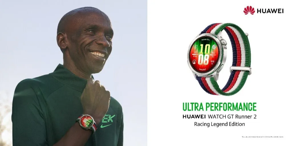 Huawei presenta il Watch GT Runner 2 Racing Legend Edition in collaborazione con Eliud Kipchoge