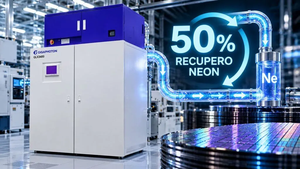 Gigaphoton ricicla il neon dei laser DUV: il collo di bottiglia cambia forma