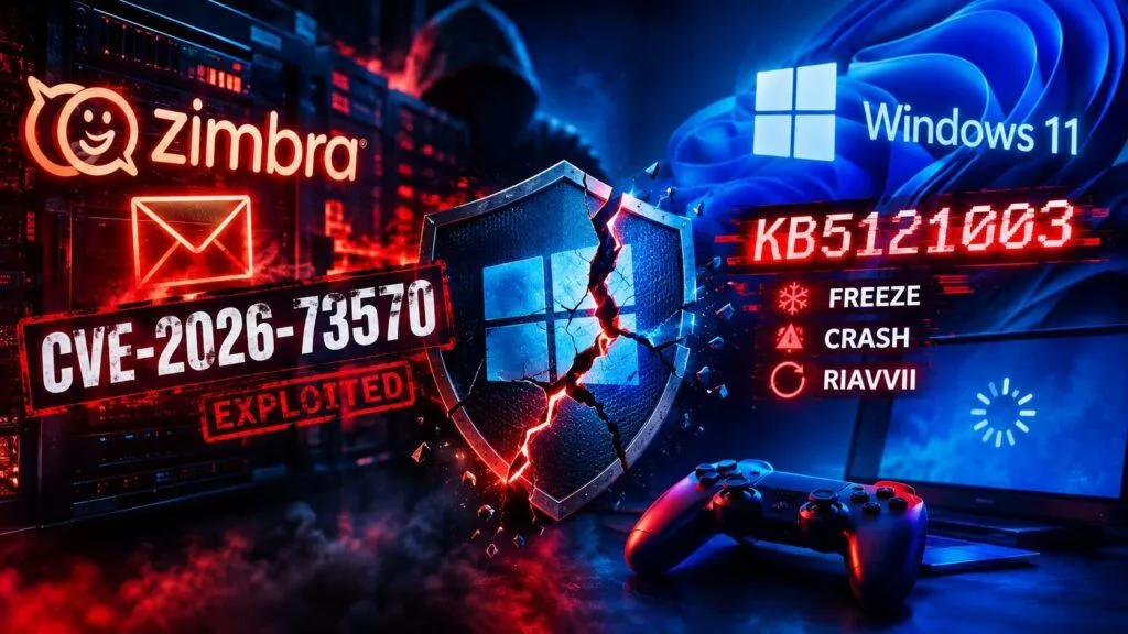 Zimbra sotto attacco con una RCE critica mentre Windows 11 manda in crash alcuni giochi