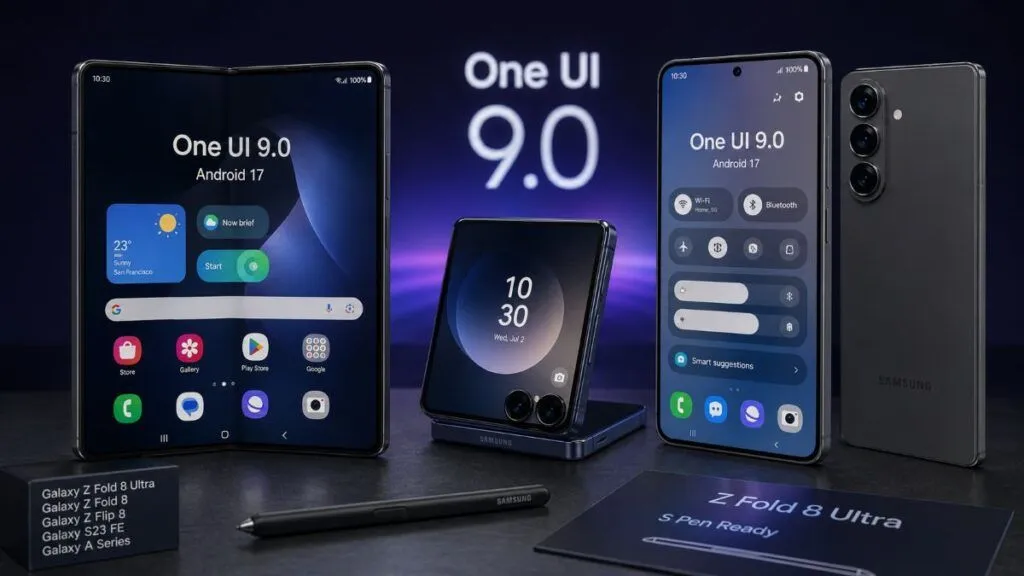 One UI 9.0 avanza sui Galaxy, Z Fold 8 Ultra prepara il ritorno della S Pen