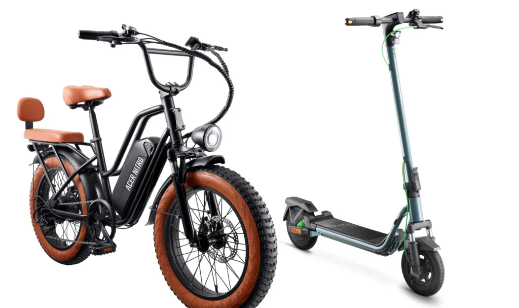 Acer presenta e‑bike Nitro eCity Plus e monopattino ES Series 3 Select con comandi vocali
