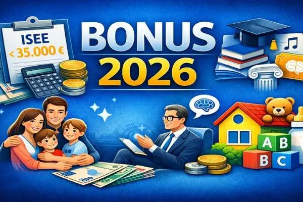 Bonus 2026: tutti i contributi attivi con Isee sotto i 35.000 euro