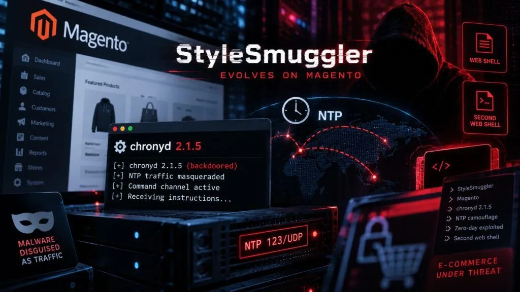 StyleSmuggler evolve: Magento colpito da chronyd e da una seconda web shell