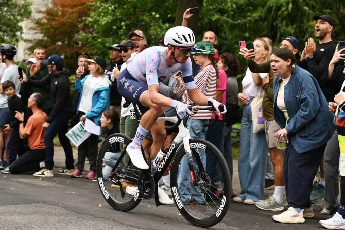 Lo statunitense Brandon McNulty ha vinto la prova in linea ai Mondiali di ciclismo