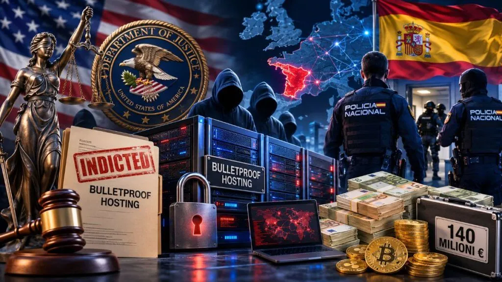 USA colpiscono l’hosting dei ransomware russi, la Spagna azzera una maxi truffa da 140 milioni