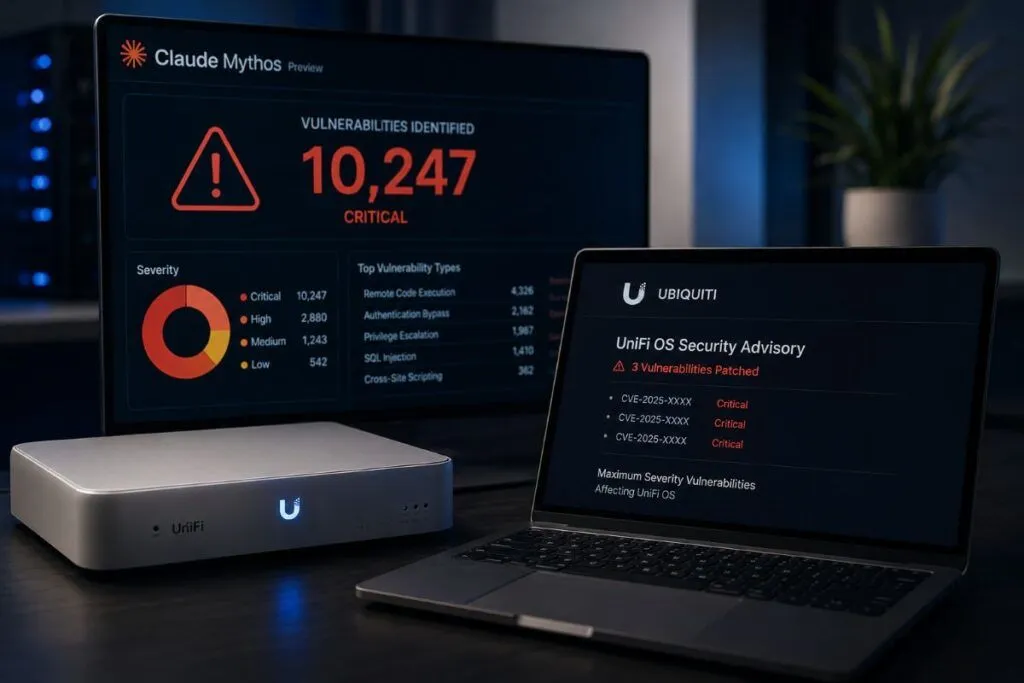 Mythos AI scopre 10.000 vulnerabilità critiche mentre Ubiquiti patcha UniFi OS