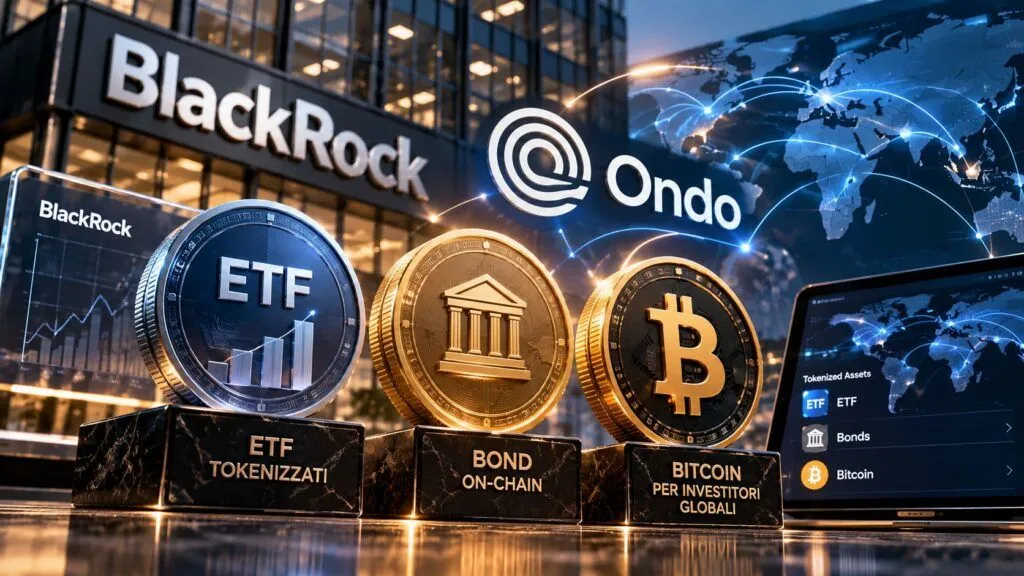BlackRock entra nei portafogli tokenizzati: Ondo porta Wall Street on-chain