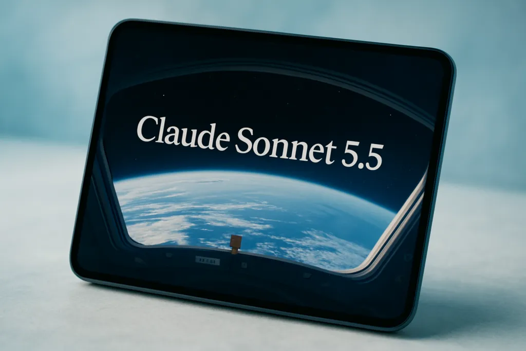 Anthropic lancia Claude Sonnet 5.5: 30% più veloce, coding agentico a 70,6%