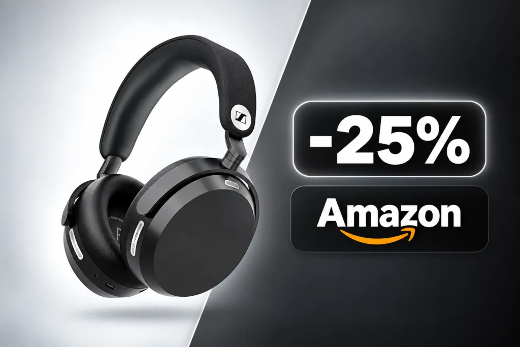 Sennheiser MOMENTUM 5 Wireless a 299,99€: minimo storico su Amazon