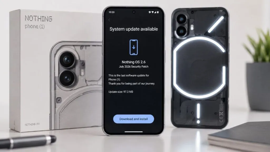 Nothing Phone (1) chiude il supporto ufficiale con l’ultimo aggiornamento