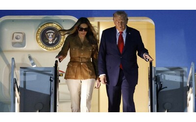 Atterraggio di emergenza per Trump nel Regno Unito trasferito su un altro elicottero