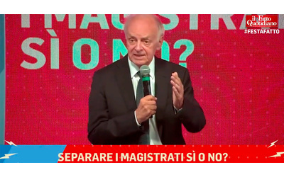 Davigo alla festa del Fatto Questa riforma della giustizia avr un effetto devastante vedremo solo scippatori in galera